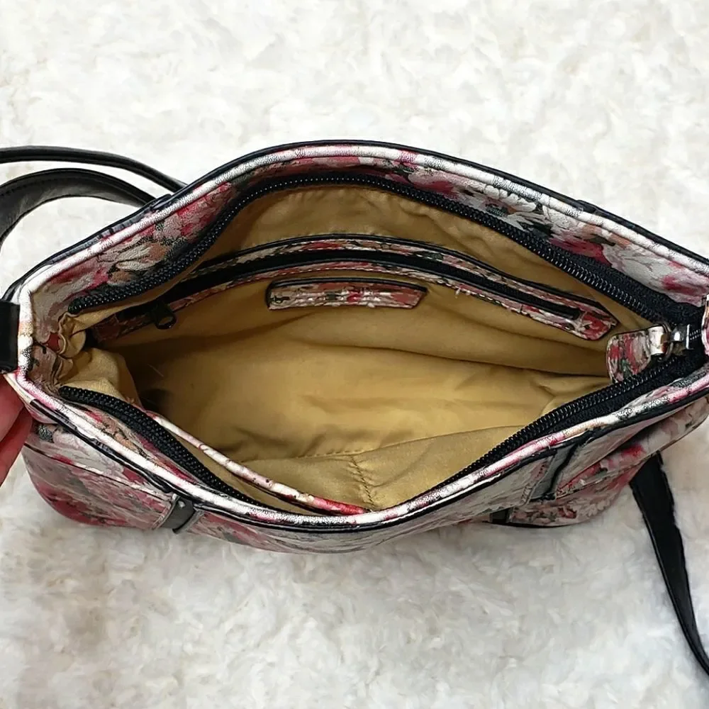Nicole Miller Floral Crossbody Purse